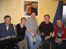 Paul Brady with members of North Cregg